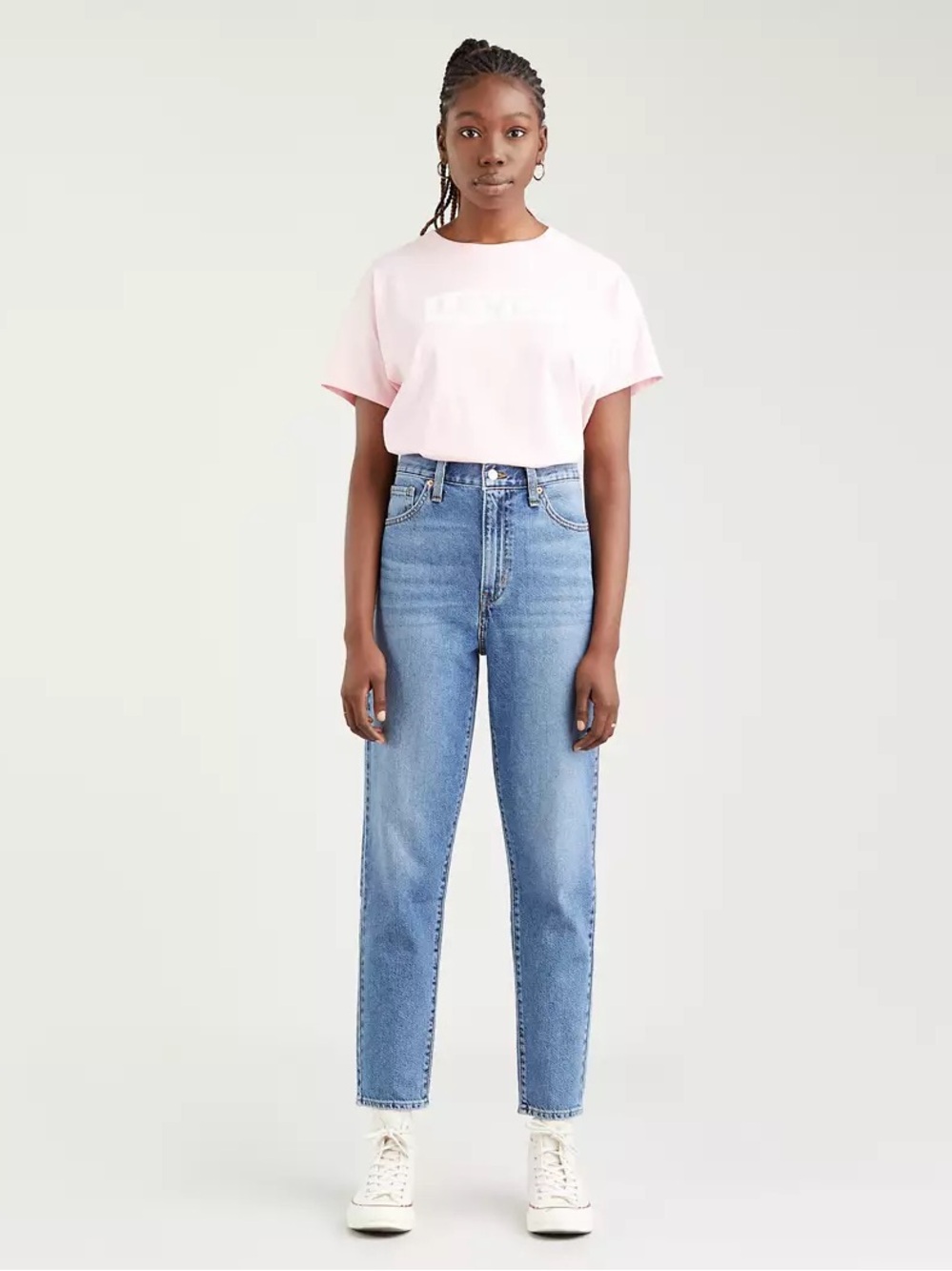 Levi's High-Rise Jeans in Light Blue Wash